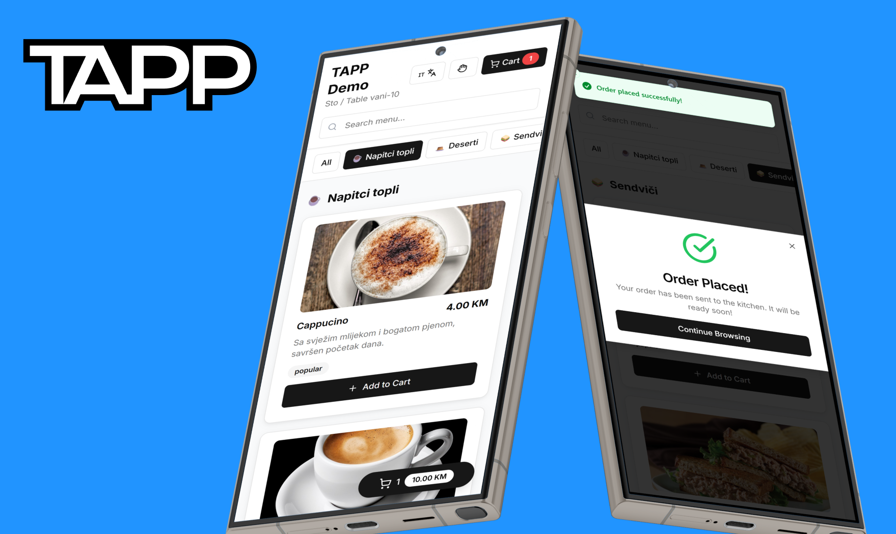TAPP — product UI